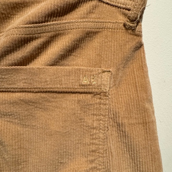 American Eagle Wide Leg Super High Rise Corduroy Cargo Jean - Picture 5 of 7